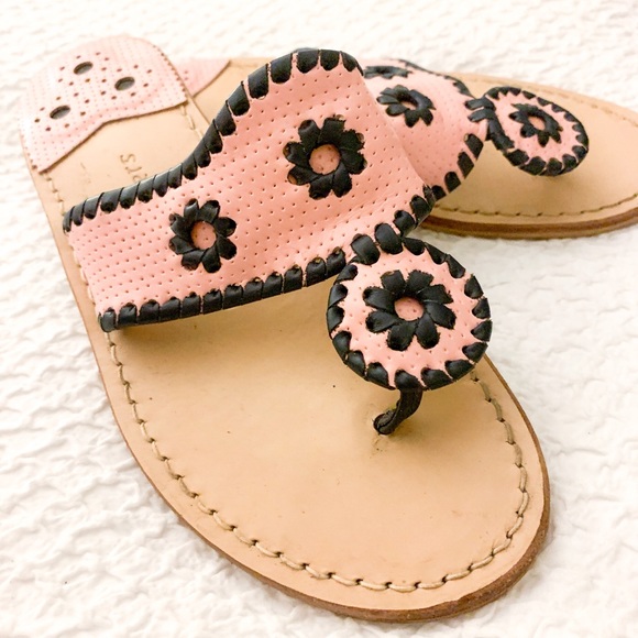 Jack Rogers Shoes - Pink & Navy Jack Rogers